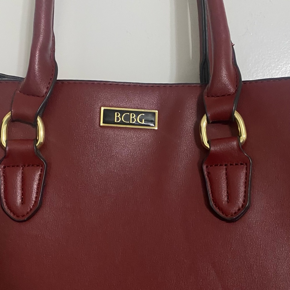 BCBG Deep Red Shoulder Bag
